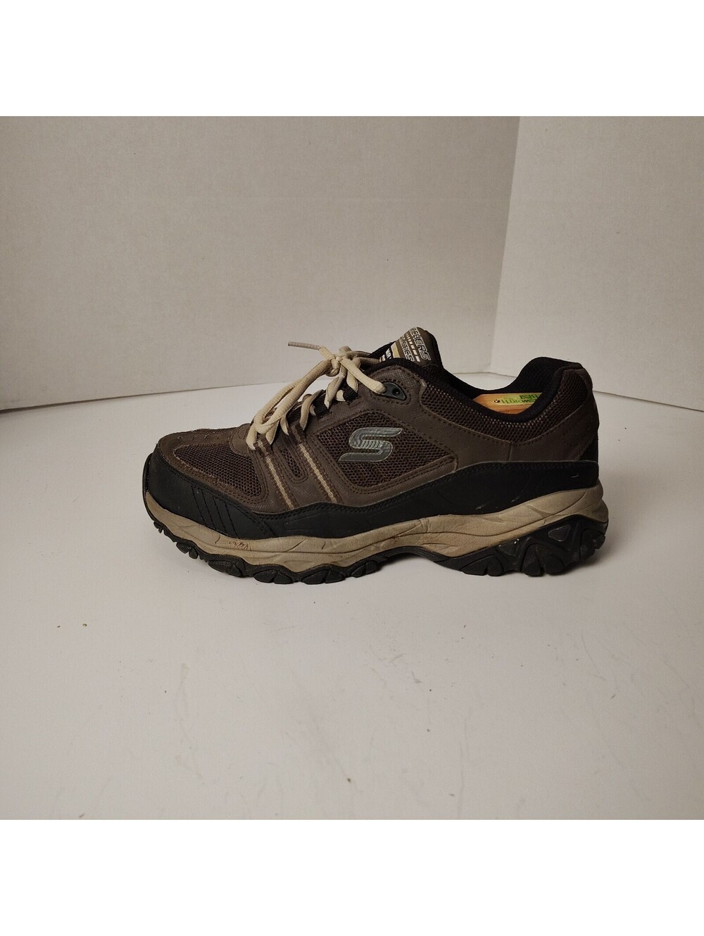 Skechers Men's Hiking Trail Shoes Brown Black Size 10 Memory